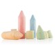 image 2 of Pack of 5 9cm Jumbo Coloured Sidewalk Chalk by World of Colour