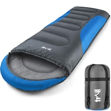 Hooded Sleeping Bag - Blue