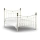 image 2 of Victorian Style Stone White & Gold High End Bed Frame - King Size 5ft (150cm)