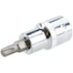 image 2 of T40 Male Torx Bit Star Socket 1/2" Drive Standard Internal Chrome Vanadium Steel