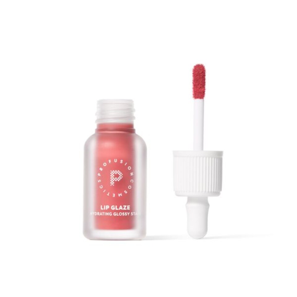image 1 of Profusion Lip Glaze Hydrating Glossy Lip Stain Cherry Glaze