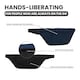 image 3 of CabinZero Bum Bag 2L, Anti-Theft RFID Blocking Travel Hip Pack | Blue | Navy