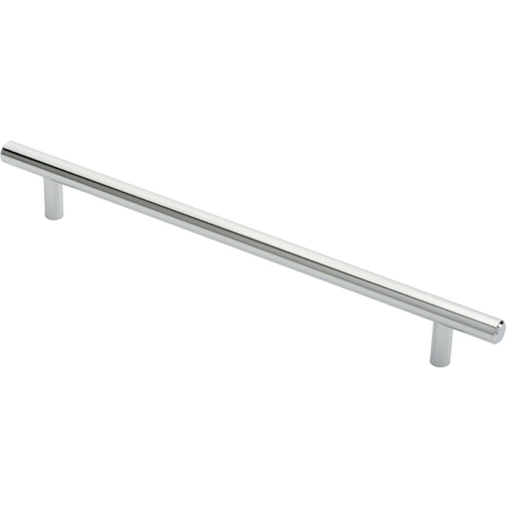 Loops Round T Bar Cabinet Pull Handle 284 x 12mm 224mm Fixing Centres Chrome