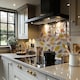 image 2 of Small Autumn Leaves Splash Back | White