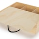 image 3 of 3 Beer Bottle Pinewood Carry Case with Solid Lid