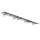 image 1 of Patio Cover Amsterdam Door Awning Canopy 6690 Clear - Acrylic - L670.5 x W139 x H33 cm - Grey Grey