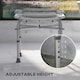 image 5 of HOMCOM Aluminium Shower Stool Adjustable Bath Stool for Senior Disabled Pregnant