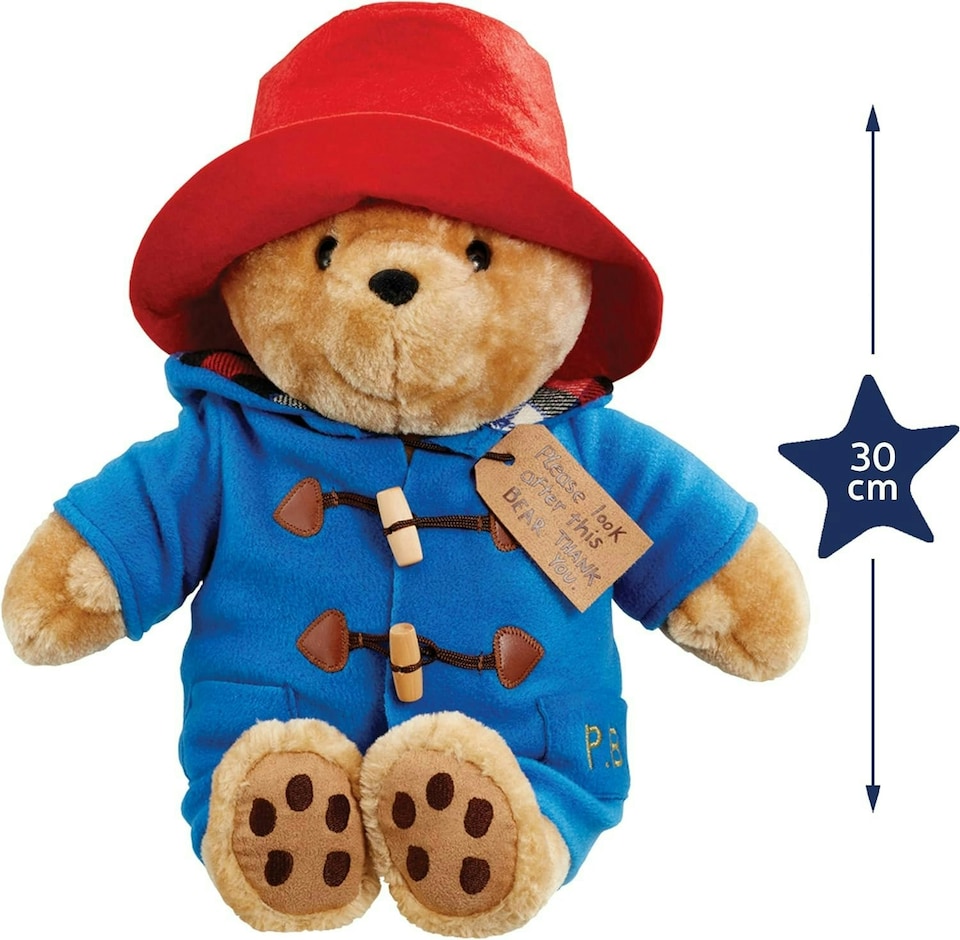 image 1 of Cuddly Classic Paddington Bear – Soft Plush Toy with Iconic Coat & Hat