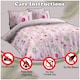 image 4 of VELVETIO Samantha Complete Duvet Cover Set with Fitted Sheet Breathable Bedding Quilt