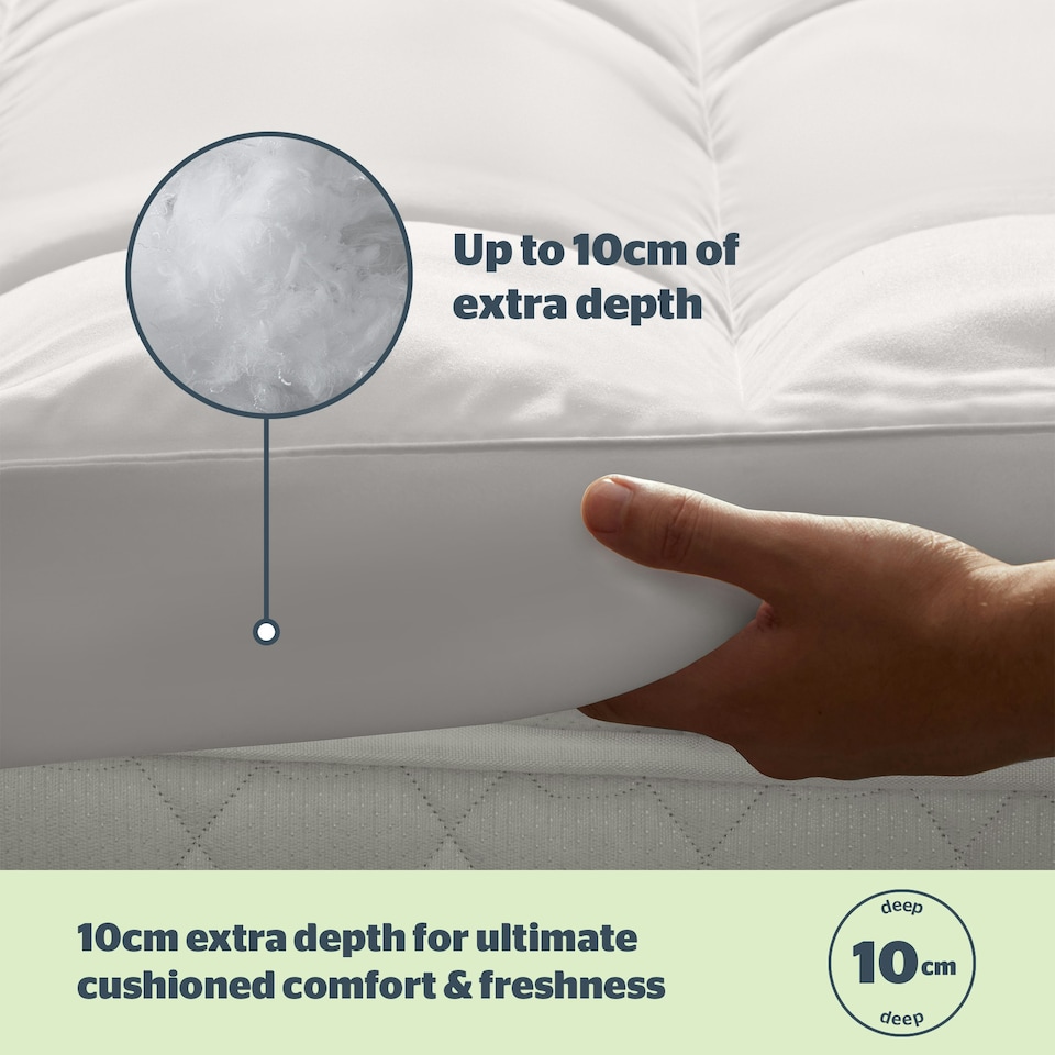 image 1 of Silentnight Anti Allergy Ultimate Mattress Topper 10 cm White | Double