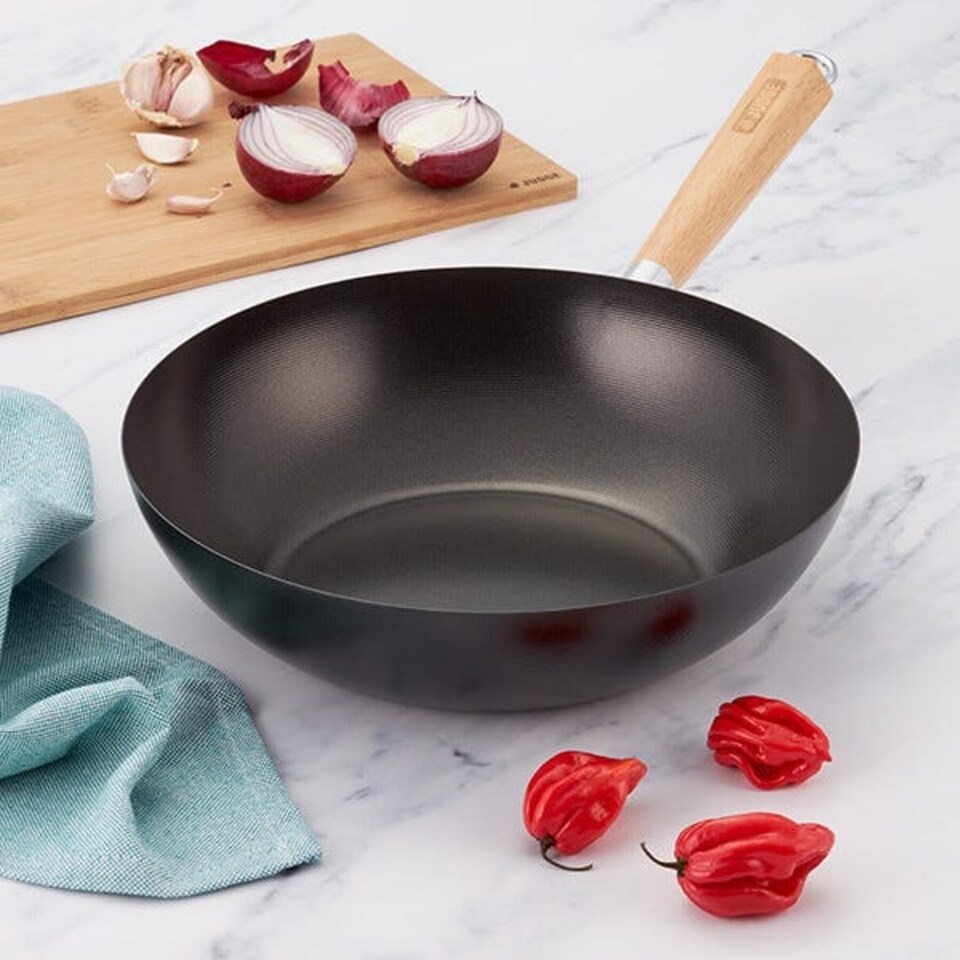 image 1 of Judge Essentials 30cm Non Stick Stir Fry Wok