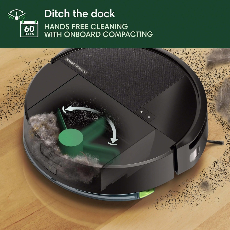 image 1 of iRobot Roomba 205 DustCompactor Combo Robot Vacuum & Mop | Black