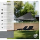 image 2 of Shade Sail - triangular with UV protection 50, water-repellent, grey | Grey | grey | 4 x 4 x 4 m | 1