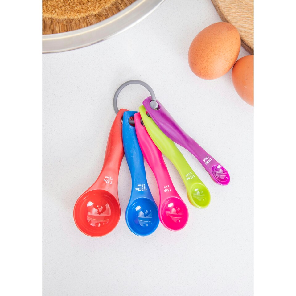 image 1 of Colourworks 5 Piece Measuring Spoon Set | Multi | Not provided