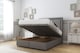 image 2 of Sloomy Lancaster Pewter Dumfries Ottoman Bed Base With 54" Floor Standing Headboard 6' Super King | Grey | Pewter | Super King | 1