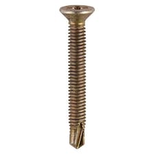 Timco - Window Fabrication Screws - Countersunk - PH - Metric Thread - Self-Drilling Point - Yellow (Size M4 x 25 - 1000 Pieces)