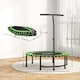 image 3 of HOMCOM Trampoline Outdoor Bouncer Jumper Adjustable Handle, Green