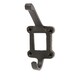 image 1 of Hammer & Tongs Window Back Hat & Coat Hook - W50mm x H110mm - Black