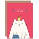image 1 of Mothers Day Card Purrfect Mama Mum Cute Cartoon Cat Lover