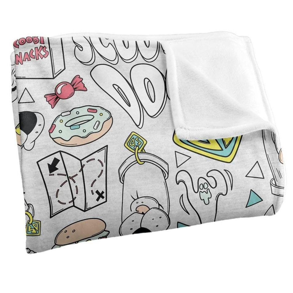 image 1 of Scooby Doo Icons Blanket - Multicoloured - One Size