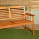 image 3 of Waimea 2 Seater Outdoor Wooden Garden Bench | Brown | Brown