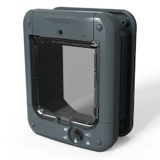 Closer Pets Microchip Activated Weatherproof Flap / Door with Manual Lock – Anthracite Dark Grey (CP360G)
