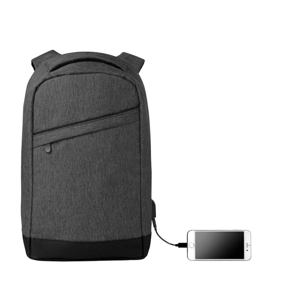 image 1 of MidOcean Berlin Two Tone Backpack - Black - One Size | Multi