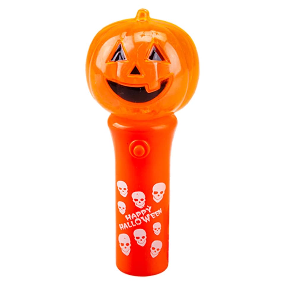 image 1 of PMS Halloween Light-Up Pumpkin Wand Accessory 11.3 cm