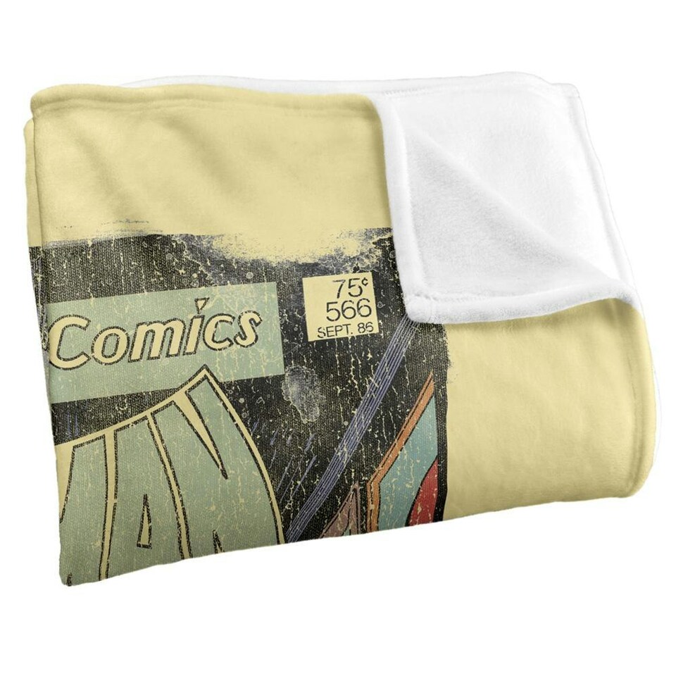 image 1 of Batman Prowl The Gallery Comic Cover Blanket - Multicoloured - One Size