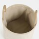 image 5 of OHS Velvet Storage Basket Home Modern Hamper Clothes Toys Organiser Fabric Bag Cream | Natural