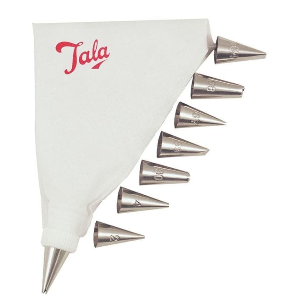 Tala Bag Icing Set 8 Nozzles - One Colour - One Size