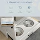 image 10 of PawHut Dog Feeding Station with Storage, Pet Feeding Station with Dog Bowls White | 80H x 60W x 35D cm
