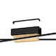 image 3 of EGLO Panagria Modern LED Ceiling Light with Wood Accents WBS | Black