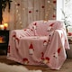 image 1 of Christmas Gonks Pink Sherpa Throw Pink | 130x170cm