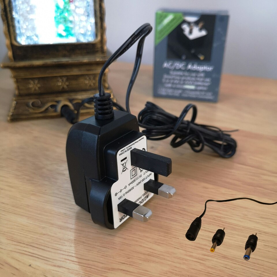 image 1 of AC/DC Power Mains Adaptor CL05923 for use with Snowtime Water Spinners