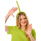 image 2 of Teletubbies Deluxe Plush Dipsy Headband - Green - One Size Green | One Size