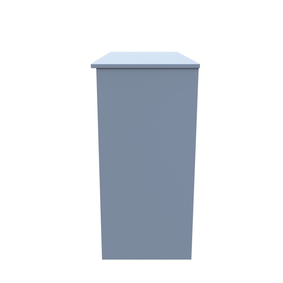 image 1 of Trent 3 Drawer Vanity in Denim Blue (Ready Assembled) | Blue | Denim Blue