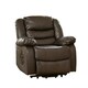 image 2 of Brooklyn Electric Riser Recliner with Massage and Heat - Brown