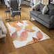 image 2 of Autumn toned skeleton leaves (Rug) Multi | Large: 140x200cm