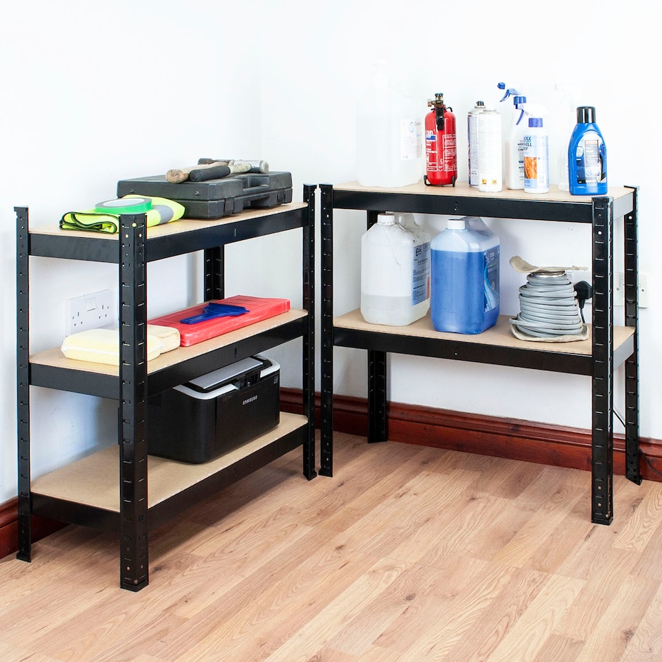 image 1 of Wistows Boltless Garage Shelving Rack - Set of 2