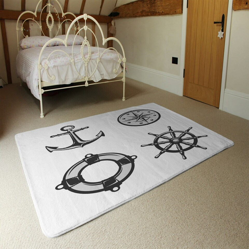 image 1 of Nautical Icons (Rug) Multi | XL: 160x230cm