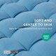 image 3 of Homescapes Garden Bench Cushion Luxury 2 Seater 100% Cotton Indoor Outdoor Seat Pad Blue | 108 x 42 cm