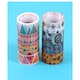 image 4 of Pack of 8 Fancy Colour Cartoon Washi Tapes 1.5cm x 5m
