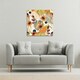 image 2 of Autumn Flowers (Canvas Print) 127 x 127 x 4cm