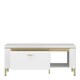 image 2 of Lazio Coffee Table 1 Drawer in Alpine White/White Gloss