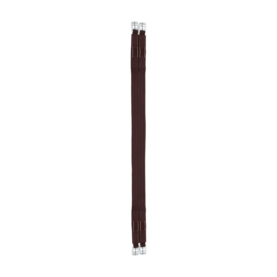 image 1 of Shires Burghley Elastic Horse Girth - Brown - 58in