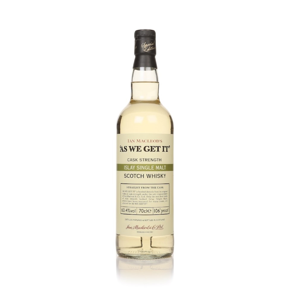 image 1 of As We Get It Islay Single Malt Ian Macleod 60.4 | Clear