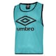 image 1 of Umbro Unisex Adult Training Bib - Aqua/Black - L-XL