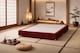 image 2 of Kyoto Low Platform Divan Bed 4FT Small Double  Maroon Plush Velvet