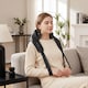 image 2 of HOMCOM Cordless Neck Massager with Heat, 4D Shiatsu Shoulder Massager